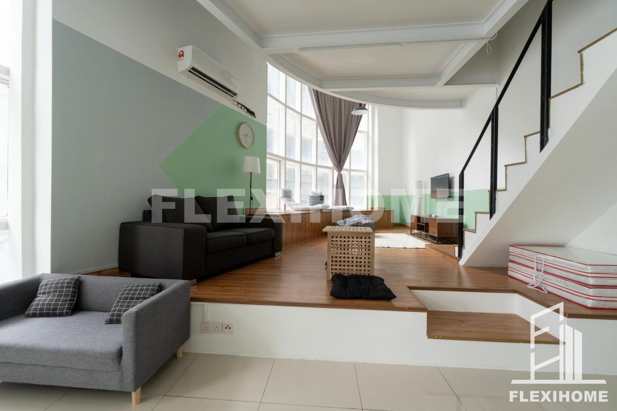 1-5 Guests, Spacious & Comfy Duplex-studio, Empire Damansara By Flexihome-my Apartment Petaling Jaya