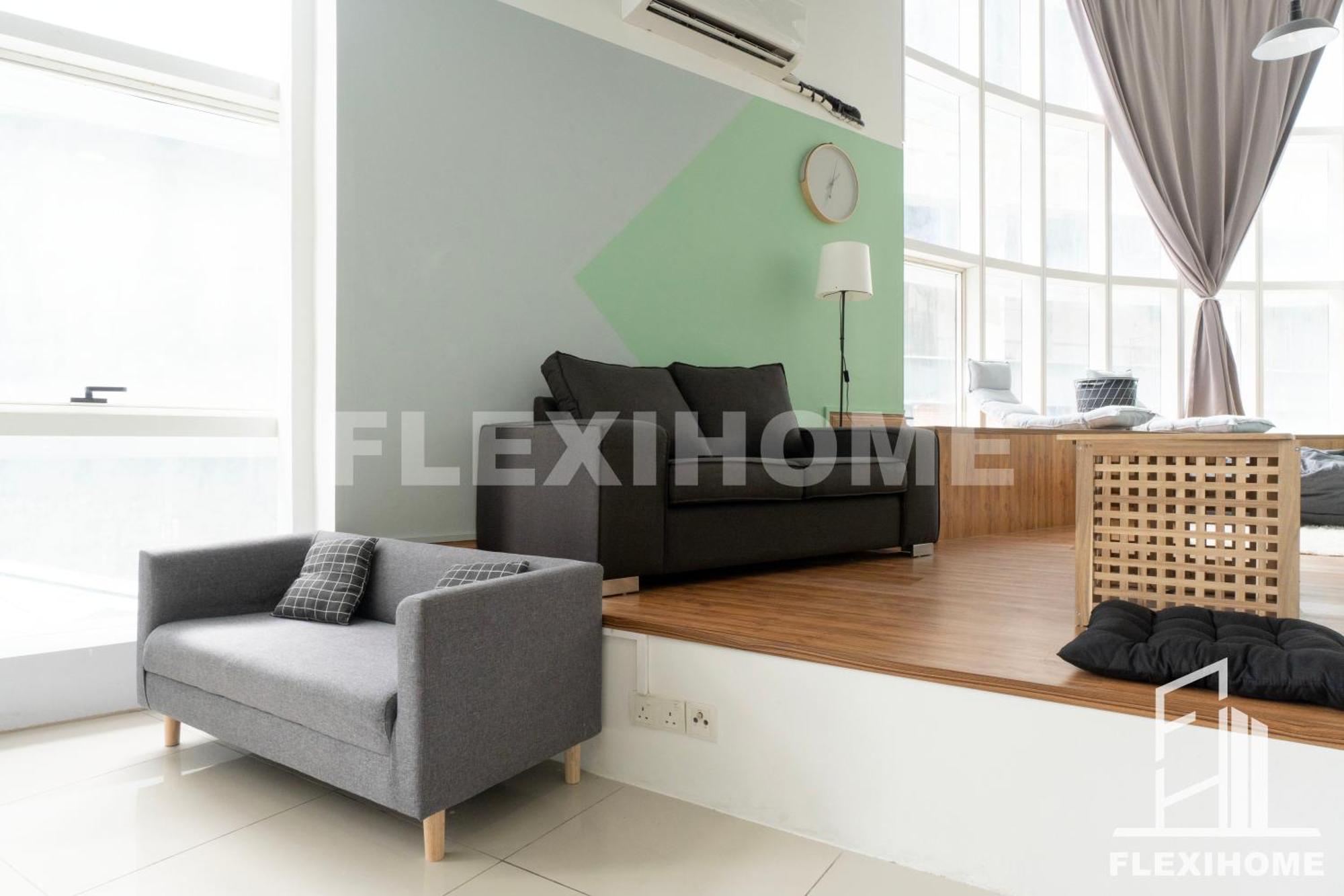 1-5 Guests, Spacious & Comfy Duplex-studio, Empire Damansara By Flexihome-my * Petaling Jaya